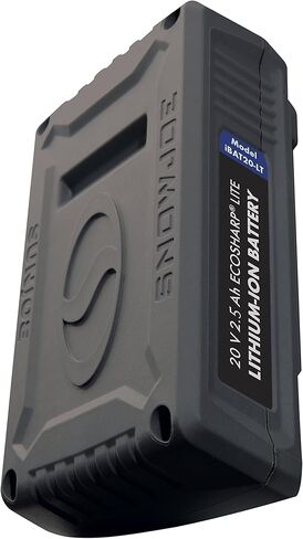 بطارية ليثيوم أيون Snow Joe + Sun Joe iBAT20-LT-RM EcoSharp® LITE، 20 فولت، 2.5 أمبير (مجددة معتمدة) in Kuwait