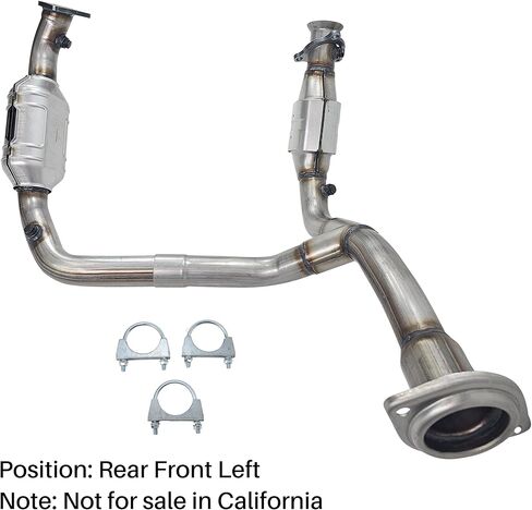 Catalytic Converter Compatible with Chevrolet Silverado 1500 2009-2013 4.3L 4.8L 5.3L 6.0L Assembly,Replace 50490,645291,19418941,15905948(EPA Compliant high flow catalytic converter) in Saudi Arabia