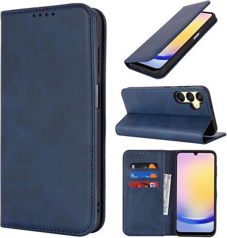 Jaorty متوافق مع حافظة محفظة Samsung Galaxy A15 5G للنساء والرجال، 【حجب RFID】 حافظة هاتف من جلد البولي يوريثان مع حامل بطاقة لهاتف Samsung A15 5G، غطاء قلاب بسحاب بحزام المعصم وفتحات لبطاقات الائتمان، بني in Kuwait