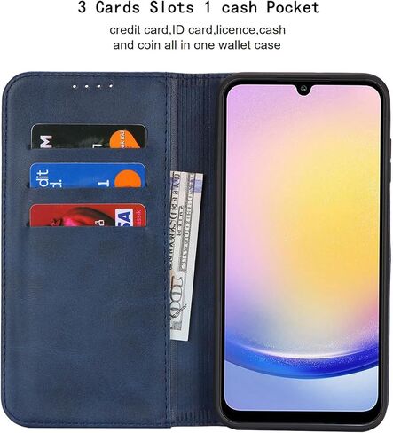 Jaorty متوافق مع حافظة محفظة Samsung Galaxy A15 5G للنساء والرجال، 【حجب RFID】 حافظة هاتف من جلد البولي يوريثان مع حامل بطاقة لهاتف Samsung A15 5G، غطاء قلاب بسحاب بحزام المعصم وفتحات لبطاقات الائتمان، بني in Kuwait