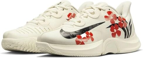 Nike Women's Court Air Zoom GP Turbo HC Naomi Osaka 'Coconut Milk Team Orange Black' (DZ3362-100) - Size 11 US Women's in Saudi Arabia
