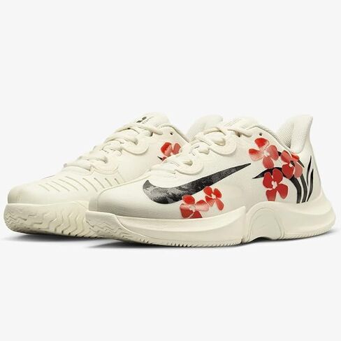 Nike Women's Court Air Zoom GP Turbo HC Naomi Osaka 'Coconut Milk Team Orange Black' (DZ3362-100) - Size 11 US Women's in Saudi Arabia