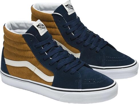 Vans - Unisex Sk8-Hi Shoes, Color Blue/Brown, Size: 8.5 M US Mens / 10 M US Womens in Kuwait