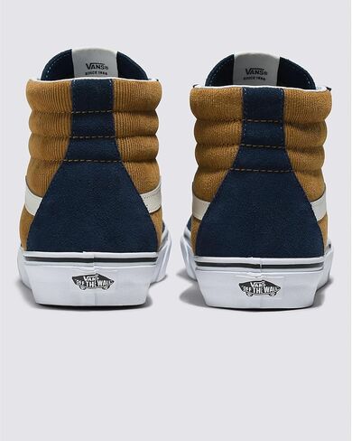 Vans - Unisex Sk8-Hi Shoes, Color Blue/Brown, Size: 8.5 M US Mens / 10 M US Womens in Kuwait