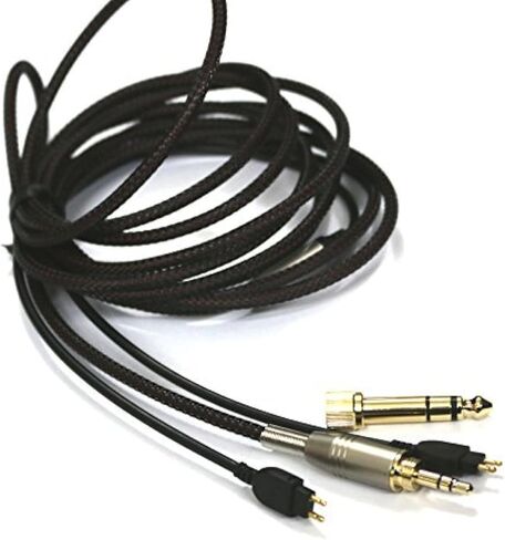 NewFantasia Replacement Audio Upgrade Cable Compatible with Sennheiser HD650, HD600, HD580, HD58X, HD660S, HD660S2, Massdrop HD6XX Headphones 1.2meters/4feet in Saudi Arabia