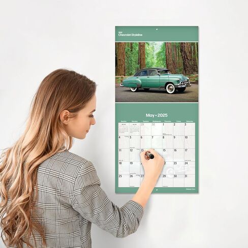 تقويم جداري شهري قابل للتعليق من بيتكوين 2025 من ريد إيمبر | 12 بوصة × 24 بوصة مفتوح | ورق سميك وقوي | هدية in Saudi Arabia