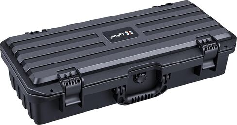 Lykus HC-5021 حافظة صلبة مقاومة للماء مع حشوة إسفنجية قابلة للتخصيص، حجم داخلي 20.67x8.11x4.57 بوصة، مناسب للعناصر الطويلة النحيفة in Kuwait