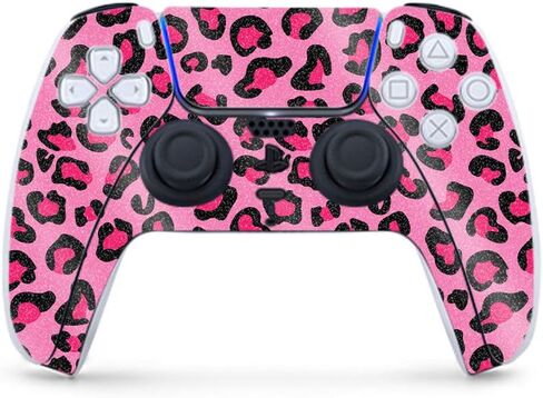 MightySkins Glossy Glitter Gaming Skin for PS5 / Playstation 5 Controller - Ocean Friends | Durable High-Gloss Glitter Finish | Easy to Apply and Change Style | Made in The USA in Saudi Arabia