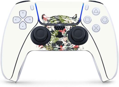 MightySkins Gaming Skin for PS5 / Playstation 5 Controller - Coral Garden | Protective Viny wrap | Easy to Apply and Change Style | Made in The USA in Saudi Arabia