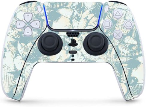 MightySkins Gaming Skin for PS5 / Playstation 5 Controller - Coral Garden | Protective Viny wrap | Easy to Apply and Change Style | Made in The USA in Saudi Arabia