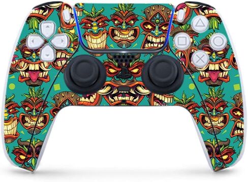 MightySkins Gaming Skin for PS5 / Playstation 5 Controller - Coral Garden | Protective Viny wrap | Easy to Apply and Change Style | Made in The USA in Saudi Arabia
