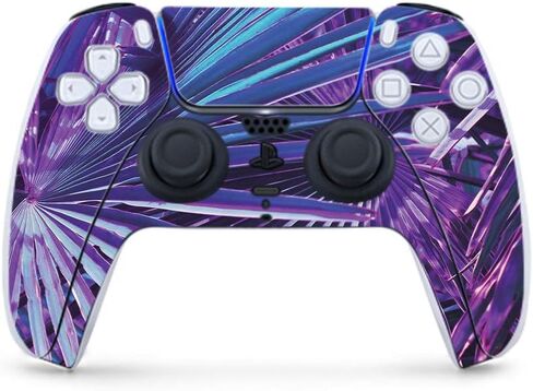 MightySkins Gaming Skin for PS5 / Playstation 5 Controller - Coral Garden | Protective Viny wrap | Easy to Apply and Change Style | Made in The USA in Saudi Arabia