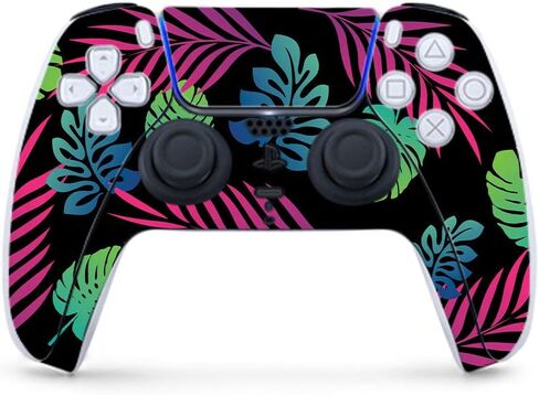 MightySkins Gaming Skin for PS5 / Playstation 5 Controller - Coral Garden | Protective Viny wrap | Easy to Apply and Change Style | Made in The USA in Saudi Arabia