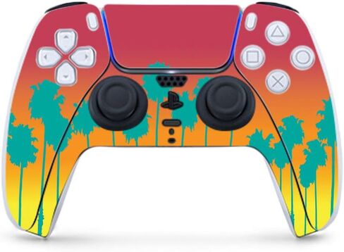 MightySkins Gaming Skin for PS5 / Playstation 5 Controller - Coral Garden | Protective Viny wrap | Easy to Apply and Change Style | Made in The USA in Saudi Arabia