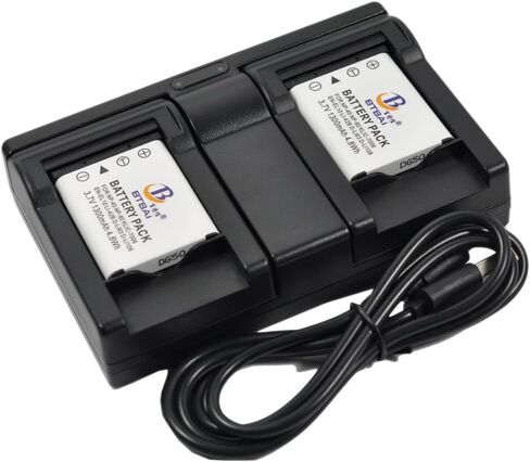 2X Camera Battery+Charger DC USB Dual NP-82 NP80 NP-80 NP82 NP-82DBA NP82DBA for Exilim EX-S5 EX-Z35 EX-Z800 EX-Z33 EX-Z2 EX-ZS5 EX-G1 Digital s1a in Saudi Arabia
