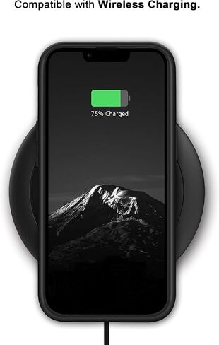TENDLIN Compatible with iPhone 14 Plus Case Wood Grain with Carbon Fiber Texture Design Leather Hybrid Slim Case Black in Saudi Arabia