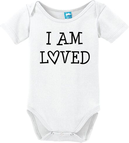 I Am Loved Printed Baby Romper in Kuwait