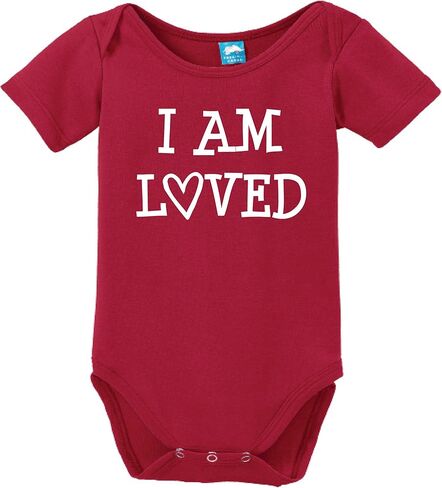 I Am Loved Printed Baby Romper in Kuwait