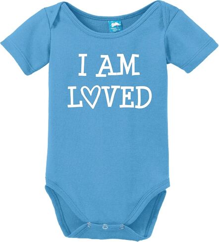 I Am Loved Printed Baby Romper in Kuwait