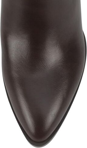Soda “Mover" ~ Women Pointed Toe Two-Tone Medium Heel Ankle Boot with Side Zipper in Saudi Arabia