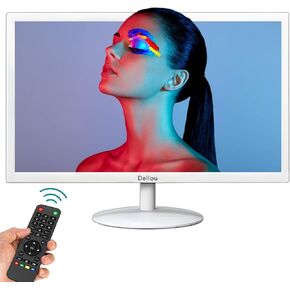 19 inch CCTV White Monitoring Display Screen Security Camera Monitor Multi-Function Interface HDMI, AV, BNC, VGA, USB, PC Input Computer LCD Monitors 1440x900 Resolution