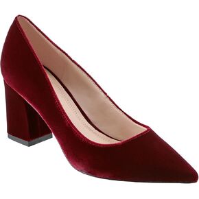 Marc Fisher LTD Women's Zala Pump, Dark Red Velvet 600, 10