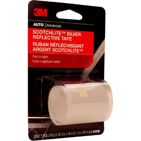 3M Scotchlite Red Reflective Tape, 03459, 2 in x 36 in, 1 Roll