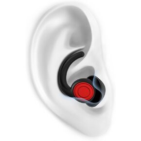 Ear Plugs for Sleeping - Noise Reduction Soft Silicone Earplugs, 2 Pairs Reusable Hearing Protection Earplugs for Noise Sensitivity, Sleep,Travel,Sound Reduction