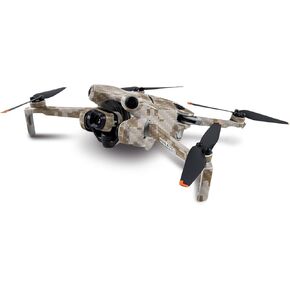 MightySkins Carbon Fiber Skin Compatible with DJI Mini 4 Pro - Desert Camo | Protective, Durable Textured Carbon Fiber Finish | Easy to Apply