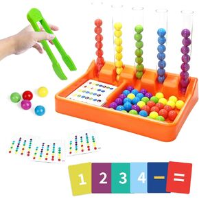 Counting and Color Sorting Toys, Preschool Kindergarten Learning Activities, Math Manipulatives Supplies Matching Games, Fine Motor Skills, Educational Montessori Toys for Kids 3 4 5 6 Year Old