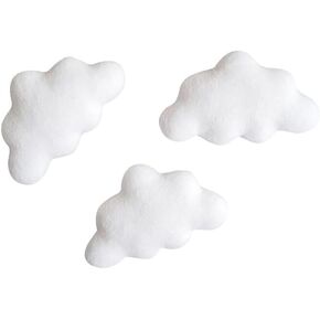 Surakey 5PCS Balloon and 3PCS Cloud Set Felt Balloons for Baby Photography Felt Clouds Props Newborn Shooting Handmade Mini Balloons and Clouds Set Infants Photo Props for Birthday Party Photos