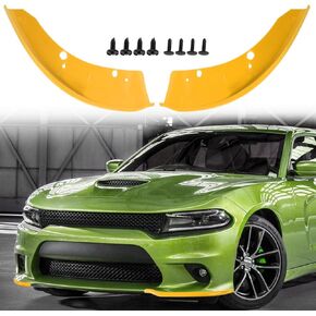غطاء حماية مقسم الشفاه الأمامي متوافق مع دودج تشارجر هيلكات 2015-2021 SRT 392 / Scat Pack/RT Scat Pack/GT/RT، أحمر in Kuwait