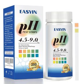 200pcs pH Test Strips (0-14) - Highly Accurate Litmus Paper for Testing Urine, Saliva, Drinking Water, Aquariums, Pools, Labs, Food, and Soap Making