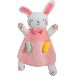 Security Loveys for Babies Gifts, Baby Toys,Newborn Toys, Teething Toys, Baby Girl&Boys Newborn Essentials, Hand Puppets to Soothe Babies for Sleeping (Bear)