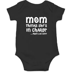 AW Fashions Future Ladies Man, Current Mama's Boy Baby Bodysuit Funny Cute Newborn Adorable Clothing Boys