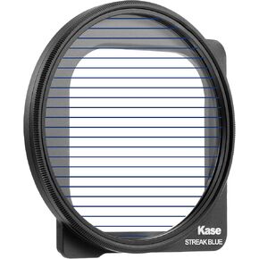 Kase Smartphone Optical Glass Blue Streak Special Effects Filter Anamorphic Compatible with iPhone 15 Pro / 15 Pro Max