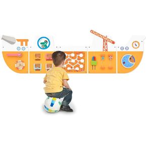 Monläurd® Wooden Frog Activity Wall Panel for Kids, Sensory Wall Toy, Activity Cube, Wall Toys for Toddlers 1-3, Playroom Toys, Daycare Furniture, Montessori Busy Board