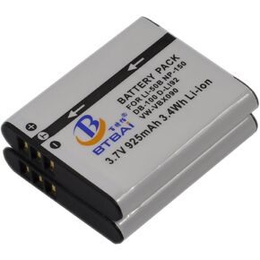 2X Camera Battery for D-L192 DL192 D-Li92 Optio Digital s2a
