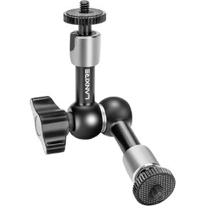 5.6 Inch Adjustable Friction Magic Arm for Camera Cage, Flash, LED Light, Microphone, Monitor - 1/4" Screw - Max Load 4.4lb/2kg