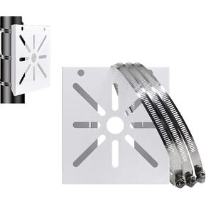 دعامة تثبيت على شكل عمود عمودي عالمي، دعامة حلقة للكاميرا متوافقة مع كاميرات CCTV المثبتة على الحائط، حلقات PTZ، حلقات 3 × 20 سم in Kuwait