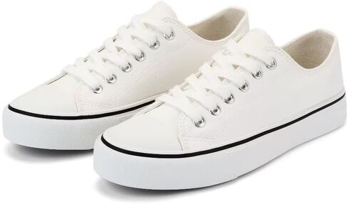 JUDIS Women’s Lace Up Canvas Shoes Low Top Fashion Sneakers Casual Tennis Walking Shoes in Saudi Arabia