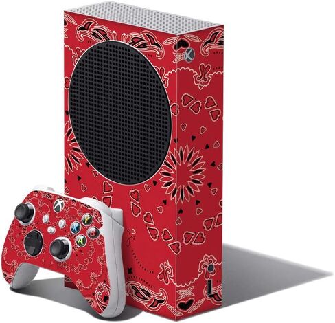 MightySkins Skin Compatible with Xbox Series S Bundle - Bandana | Protective, Durable, and Unique Vinyl Decal wrap Cover | Easy to Apply, Remove, and Change Styles | Made in The USA in Saudi Arabia
