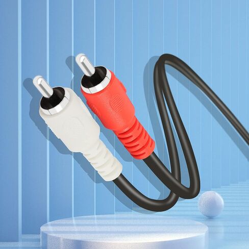 PNGKNYOCN 90 Degree Din 5 Pin to RCA Cable. Right Angle 5 Pin Din Male to 2 RCA Male Professional Grade Audio Cable for Bang & Olufsen, Naim, Quad, Stereo Systems(0.5m) in Saudi Arabia