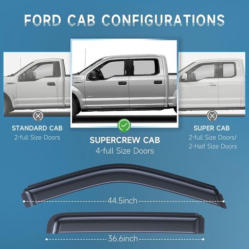 in Channel Rain Guards for Toyota 4Runner 2010-2024, Side Window Deflectors, Wind Visor, Rain Visor, 2010-2024 4 Runner Rain Guard Black 4 PCS in Saudi Arabia
