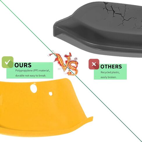 غطاء حماية مقسم الشفاه الأمامي متوافق مع دودج تشارجر هيلكات 2015-2021 SRT 392 / Scat Pack/RT Scat Pack/GT/RT، أحمر in Kuwait