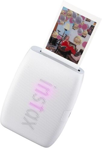 Fujifilm INSTAX Mini Link 3 Smartphone Printer (Clay White) + Travel Bag Small + 2X INSTAX Mini Instant Film (40 Sheets) + USB Power Charging Adapter + Diginerds Microfiber Cleaning Cloth in Saudi Arabia