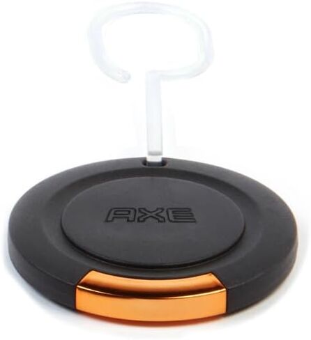 معطر هواء للسيارة على شكل قرص معلق ثلاثي الأبعاد من آكس، منقي الهواء، مزيل الرائحة يوفر رائحة طويلة الأمد (إغراء داكن، عبوة واحدة) in Kuwait