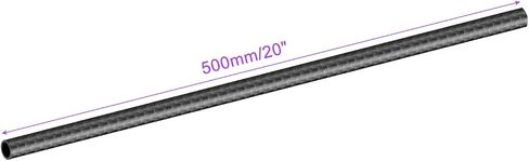 DMiotech 4 Pack 6mmx4mmx200mm Carbon Fiber Round Tubes, 3K Roll Wrapped Carbon Tube for RC Quadcopter, RC Airplane in Saudi Arabia