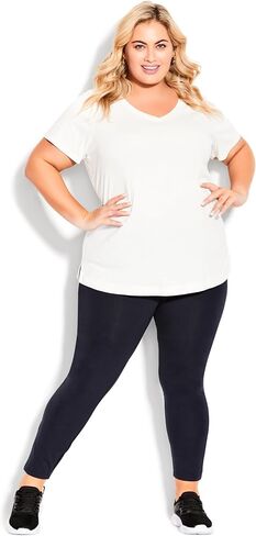 Avenue Women's Plus Size Legging Pima H/Ri Pe in Saudi Arabia