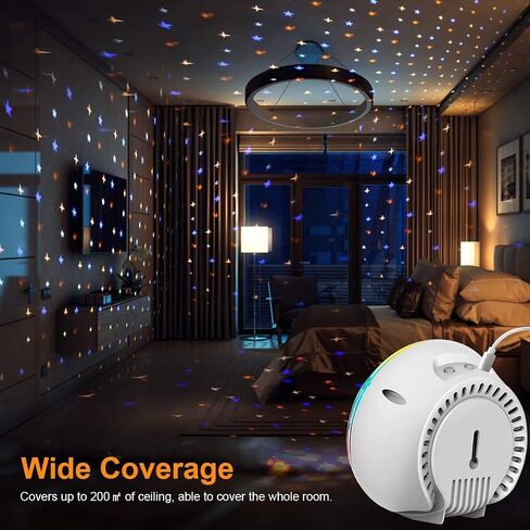 Star Night Light Projector for Kids, Galaxy Baby Star Night Light Projector for Bedroom with Timer Led Sky Light Projector Ceiling 4 Modes Lighting Shows Best Gift for Boys and Girls Adults in Saudi Arabia